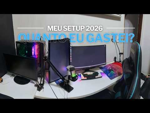 MEU SETUP GAMER 2026 🔥 | TOUR COMPLETO + QUANTO EU GASTEI?