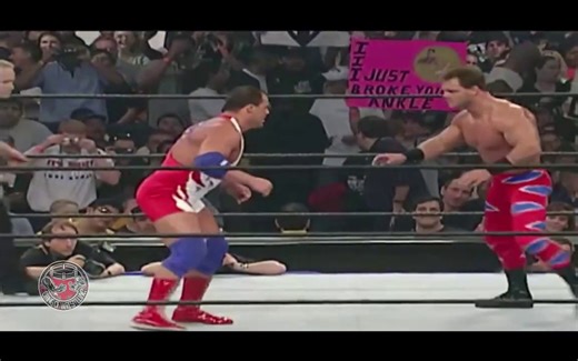 a classic christ benoit vs kurt angle match