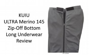 KUIU Ultra Merino 145 Zip-Off Bottom Long Underwear Review - SectionHiker.com