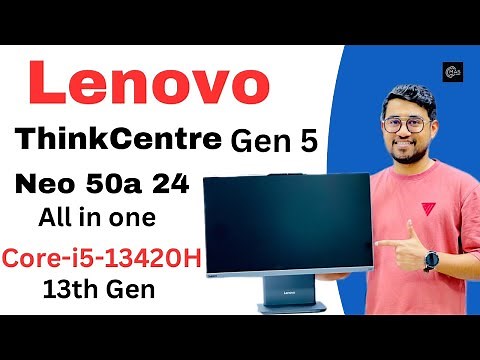 Lenovo ThinkCentre neo 50a Gen 5 unboxing | Lenovo ThinkCentre neo 50a all in one pc