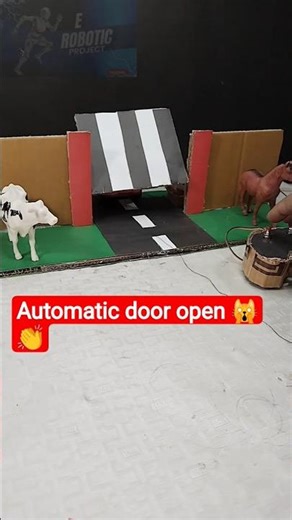 how to make automatic door in minecraft#shortvideo #experiment #dcmotor #science #trendingshorts