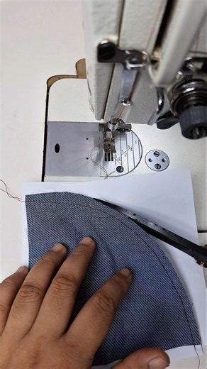 ✂️ Tips for Sewing a Small Oval Hem Neatly & Perfectly #shorts #shortsfeed #trending #fashion