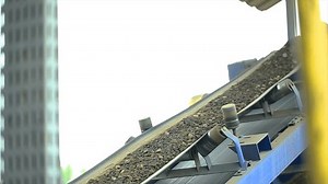 Feeder supplies aggregate from the cold bin to the dryer via a conveyor belt. Processing plants for stone, sand and gravel as asphalt base materials at Asphalt mixing plant to produce Asphalt Hotmix