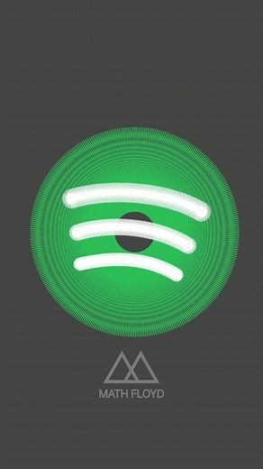 I made a logo using spirographs #mathfloyd #spirograph #geometry #asmr #coding