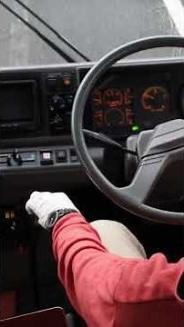 【棒ギア】昔ながらのバスのシフトチェンジを見てみよう⑦【ダブルクラッチ】