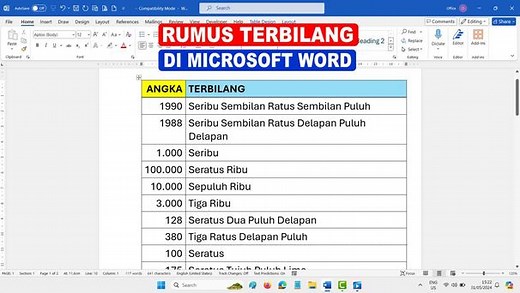 399K views · 8.5K reactions | Rumus Terbilang Otomatis di Microsoft...