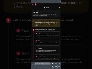 How to build/create your Deriv Token very simple
