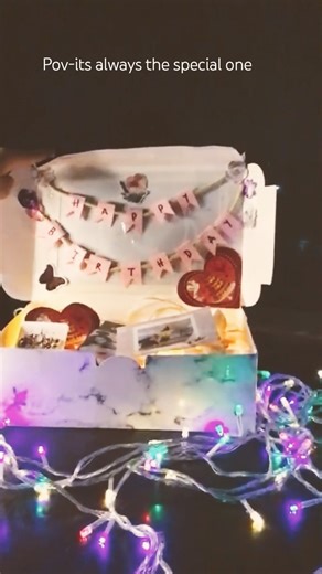 Most Creative Birthday Surprise Box Idea 2025 | Aesthetic Gift Opening#DIY Birthday Gift
