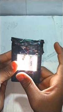 how to make emergency light #shorts #shortsfeed #experiment
