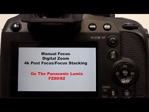 Panasonic FZ80/82 Digital Zoom, 4K Post Focus and Manual Focus