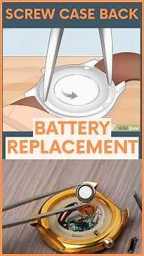 How to Open a Screw-Back Watch & Change the Battery