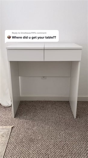 IKEA BRIMNES Dressing Table - Martinez Casita DIY Hack