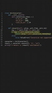 Unit Converter in 60s - Efficient Code #shorts