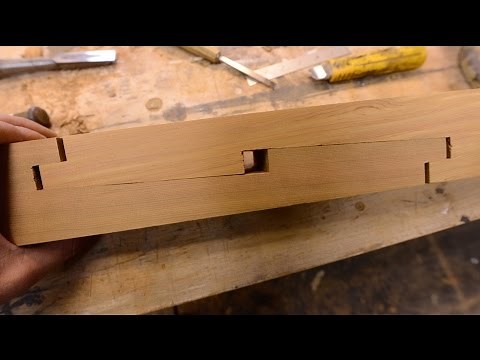 How to cut a Scarf Joint, Time Lapse