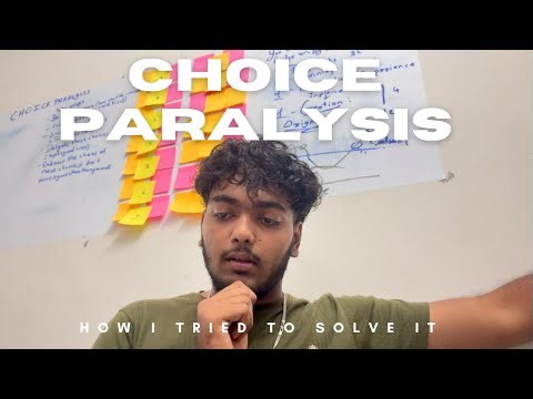 Make better and faster decisions by solving choice paralysis
