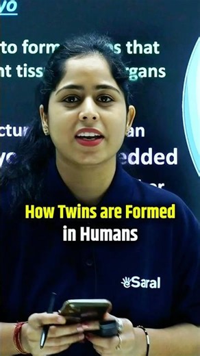 How twins are formed in humans 😲 #shorts #sciencefacts #esaral