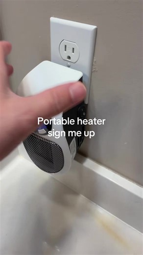 450W Plug-In Heater for Fast Heating in Small Rooms