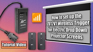 Wirelessly control your #EliteScreens electric projector with our newest accessory, the 5-12V Projector Trigger | ZU12V1! #ProjectionScreen #HomeTheater #ElectricProjectorScreen | Elite Screens | Facebook