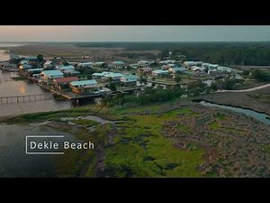 FLY OVER DEKLE BEACH IN STUNNING 4K DRONE FOOTAGE