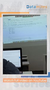 Meet Ayush Mehta, a proud alumnus of @datamites, who turned his passion for data into a remarkable career as a successful Data Scientist. #datasciencesuccessstory #DataMitesAlumni #DataScientist #DataMites #datamitesreviews #datasciencecourse | DataMites | Facebook