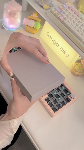 Delicious Soju Keyboard Combo with CIDOO V65 Pro Kit and Mint Switches