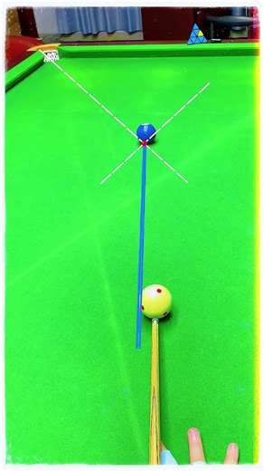 The 90° Ghost Ball Aiming Secret! 📐🎱 #billiards #pool1 #snooker
