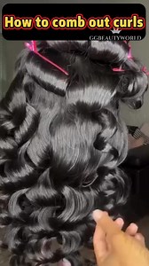 How to comb out curls | GG Beauty World