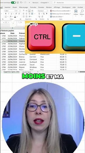 Insérer et supprimer plusieurs lignes rapidement dans Excel avec les raccourcis clavier