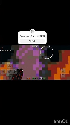 Making my own PFP in Minecraft | Comment for your PFP!