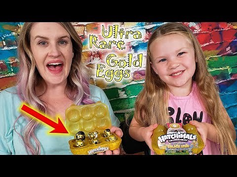 Opening New Ultra Rare Golden Lynx Hatchimals Colleggtibles Toys!