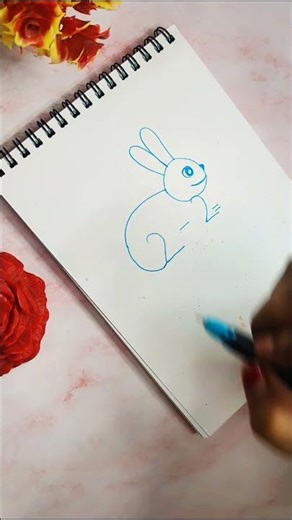rabbit from number 2🐰#shorts #video #yt #drawing #fun #viral #trending #ytshorts