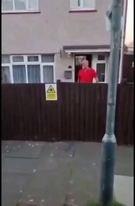 Angry neighbor learns his lesson