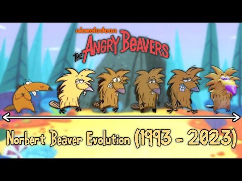 The Angry Beavers: Norbert Beaver Evolution (1993 - 2023)