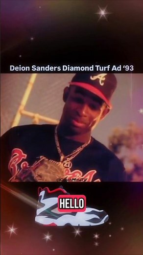 DEION SANDERS NIKE DIAMOND TURF COMMERCIAL AD 1993