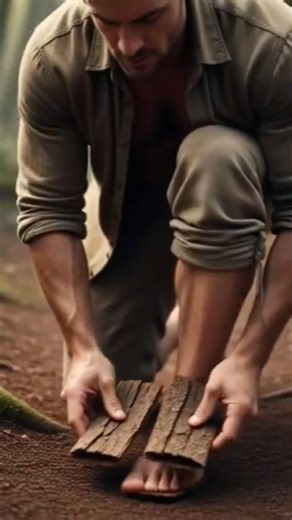 Survival Skill Outdoor | Shoes Making #survival