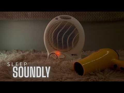 BRING DEEP RELAXATION into YOUR NIGHT with INTENSE COMBO - FAN HEATER and HAIR DRYER SOUND (ASMR)