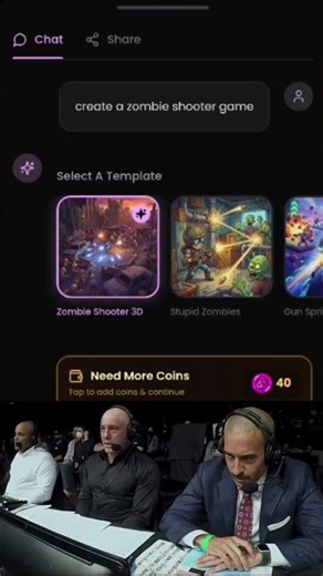 Built a Game in 10 Seconds 🤯 (No Code)#shorts