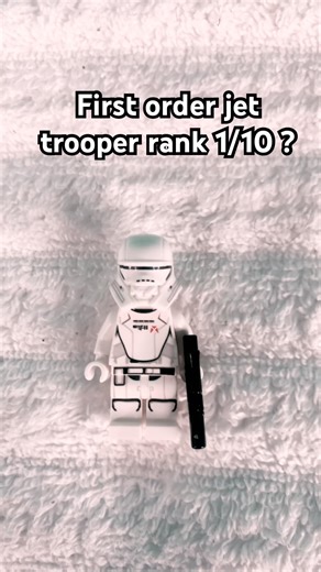 First order, jet trooper, mini figure ranking #lego #legosets #starwars #legotoys ￼