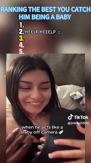 Catching bf being a baby moment#prank #funny #fyp #babytalk #bff | bf acting like baby