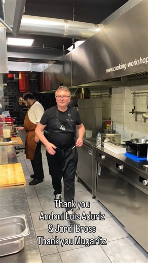 CWC PRO Cooking Workshop on Instagram: "Feeling truly grateful. 🙏 Thank you, Andoni Luis Aduriz & Jordi Bross, for this unforgettable Masterclass. Thank you for this wonderful collaboration and for trusting our love for gastronomy. Thank you for sharing your passion with our network of students, cooks, and chefs. And thank you for being such unique and humble human beings. The best is yet to come. Thank you, Mugaritz. ✨ Cooking Workshop Pro – Thessaloniki, Greece Sintiendo una profunda gratitud