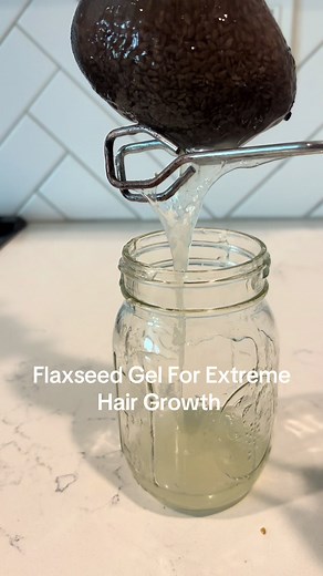 Flaxseed gel works works wonders #flaxseed #diyhair #hairgrowth #curlyhair #goviral #viral