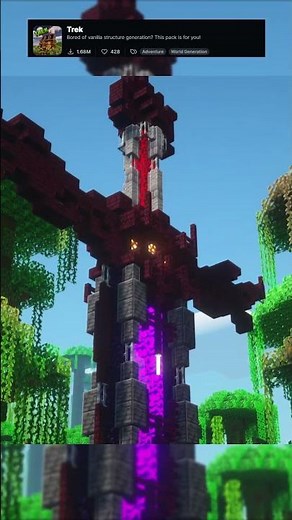 🧱🔥 THE MOD with the BEST STRUCTURES in MINECRAFT! #minecraft