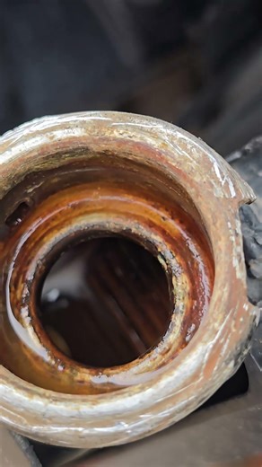 Rust problem in engine coolant Fz6 😕 #shorts #viral #trending #rust