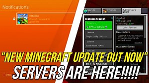 Minecraft PS4 BEDROCK EDITION – SERVERS ARE HERE! – TU 2.18 NEW UPDATE OUT NOW! – (PS4 Bedrock News)