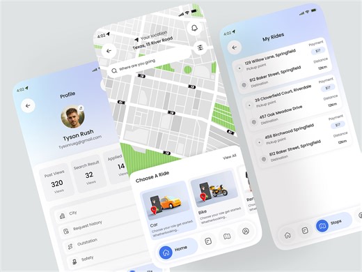 Ride Sharing Mobile App
