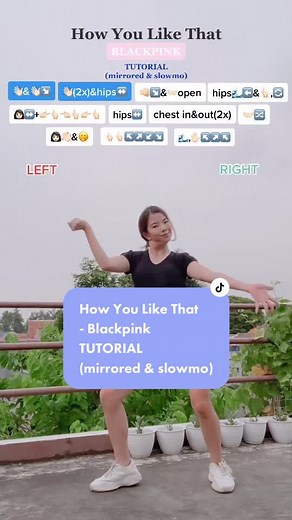 Dance Tutorial: How You Like That by Blackpink Mirrored & Slowmo