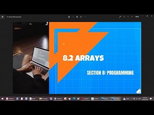 8.2-Arrays - Computer Science 2210 Lecture
