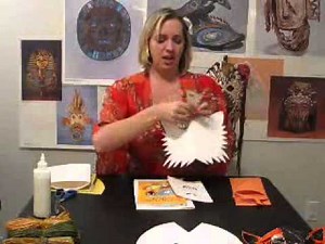 Paper mask making.wmv