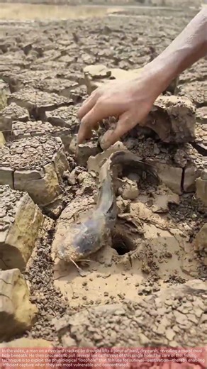 Catching Catfish in Dried Mud