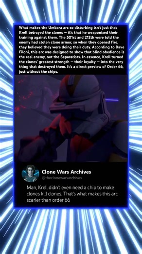 The moment clones realized they were shooting their own brothers #starwars #clonewars
